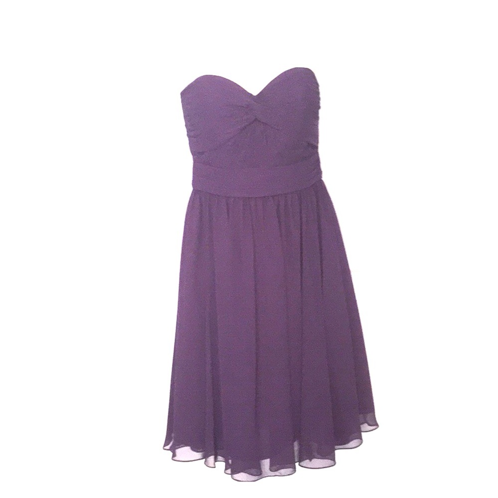 Mori Lee Formal Cocktail Length Dress Purple sz 8
